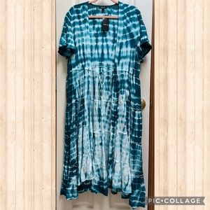 Torrid Tie Dye Chiffon Kimono - NWT size 2